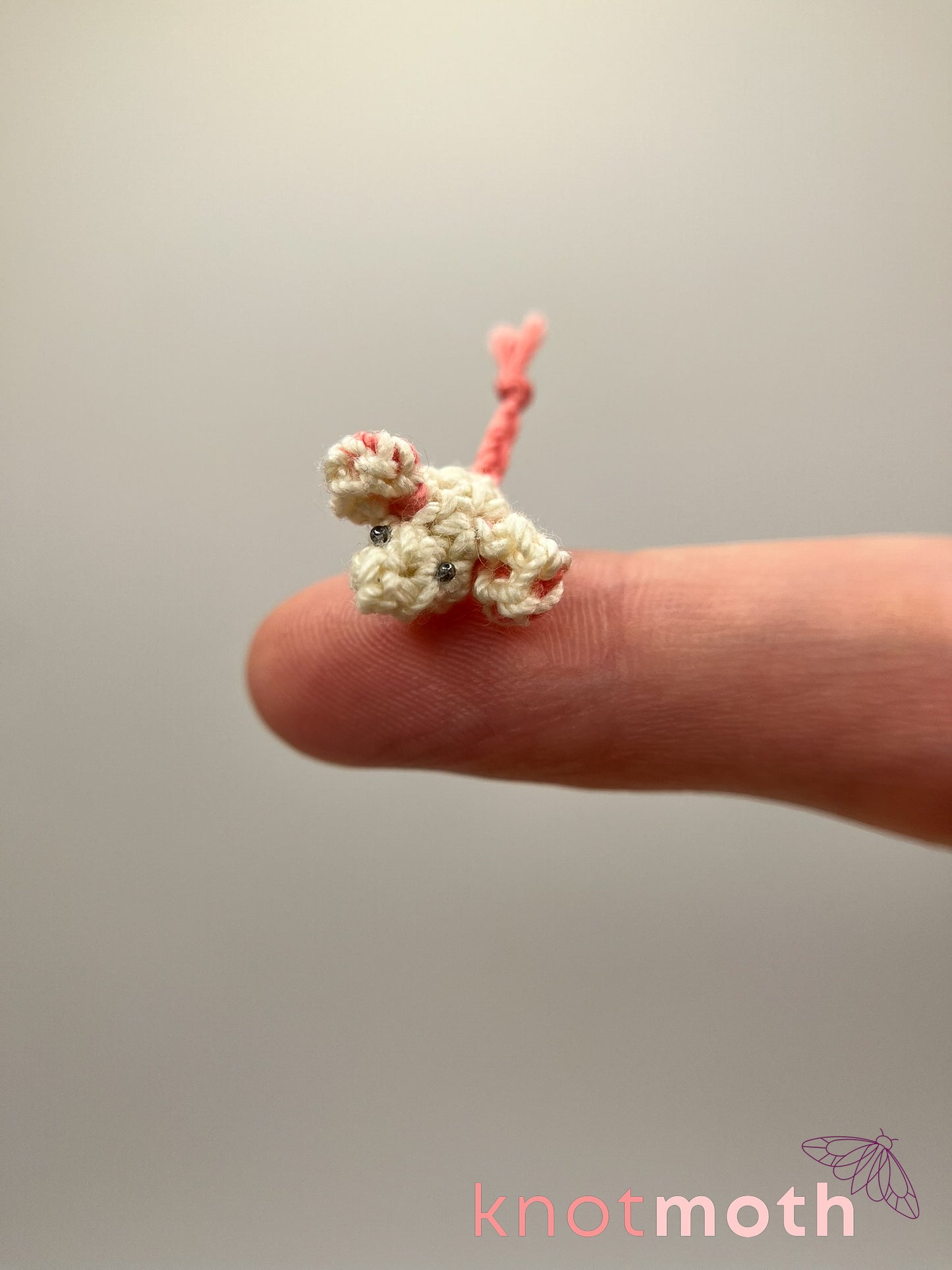 Macie Mouse Micro Crochet Trinket Jar