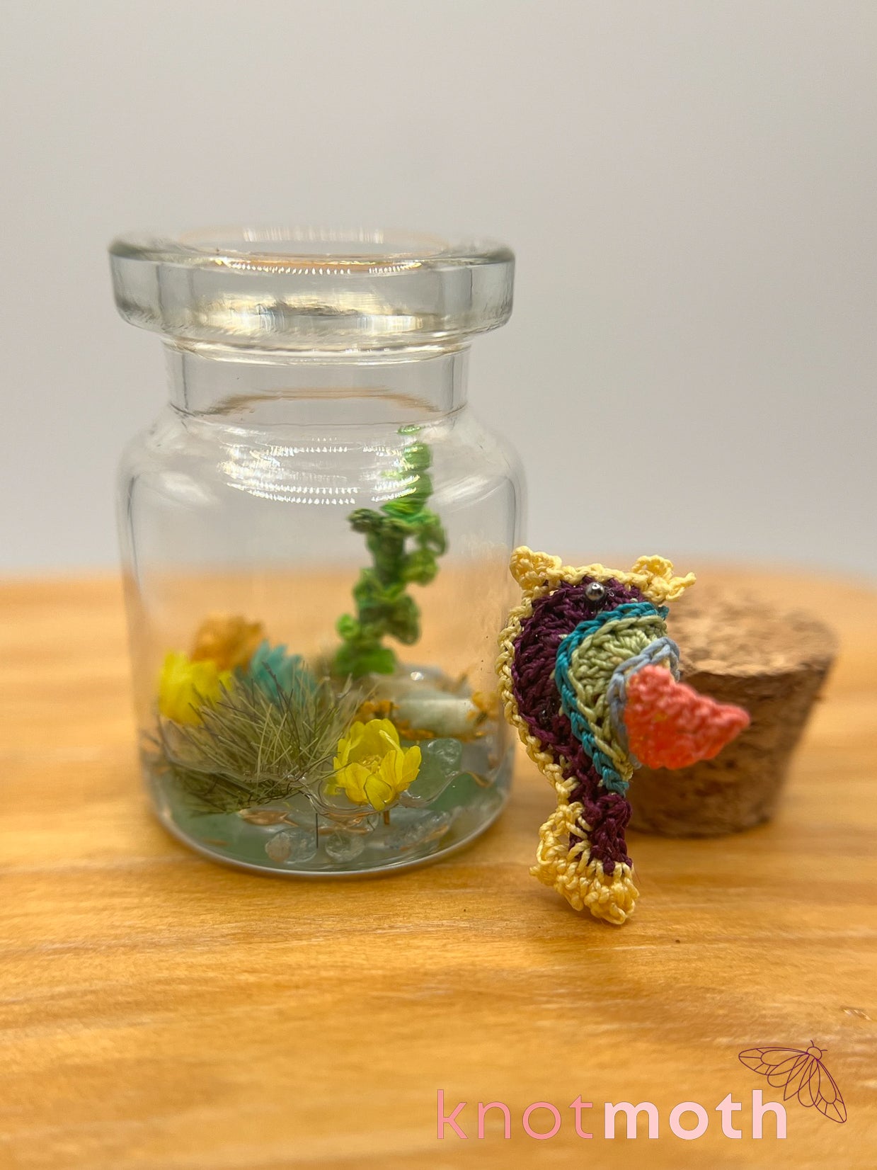 birdie bird trinket jar