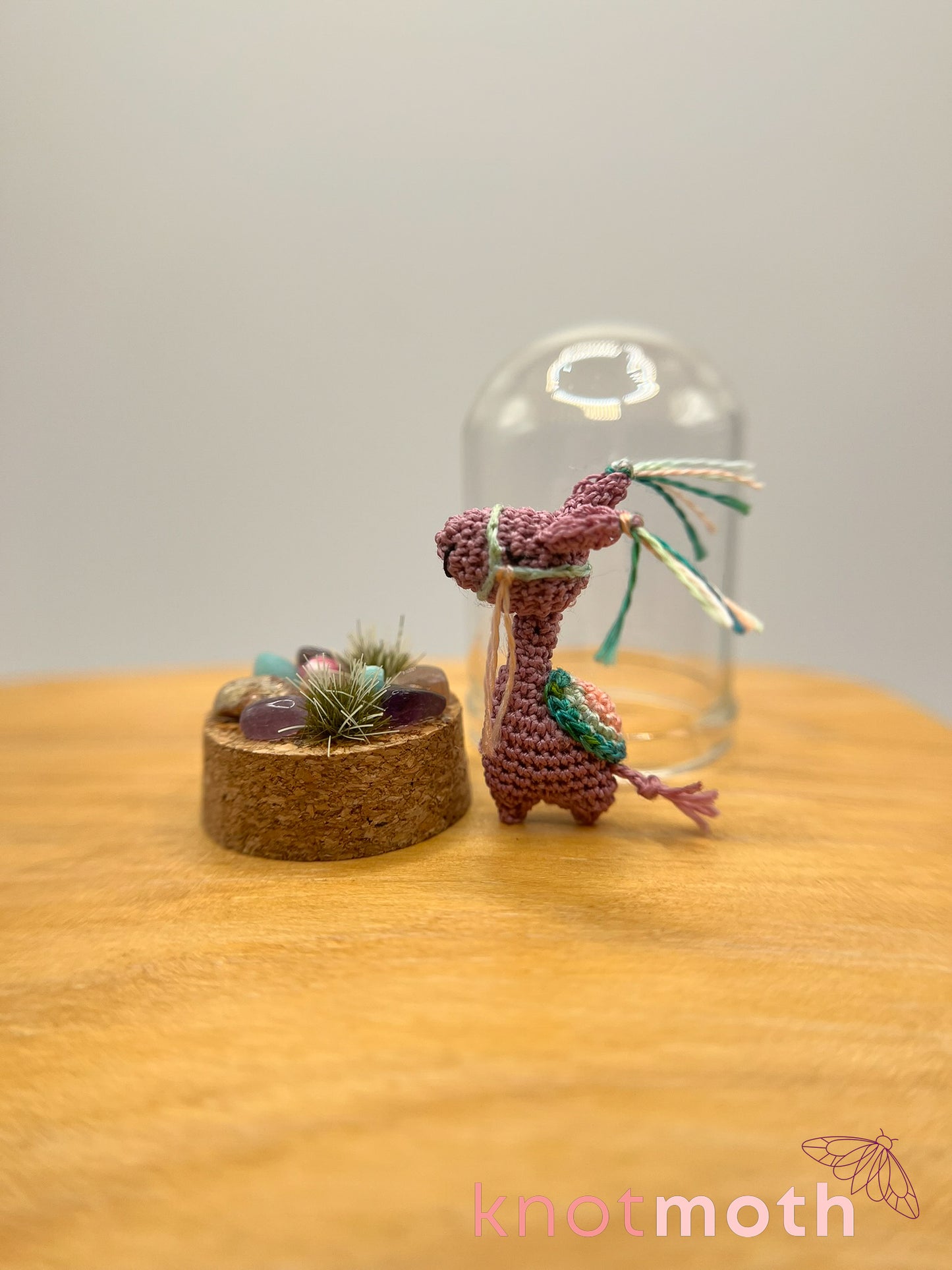 Lola Llama Micro Crochet Cloche Jar