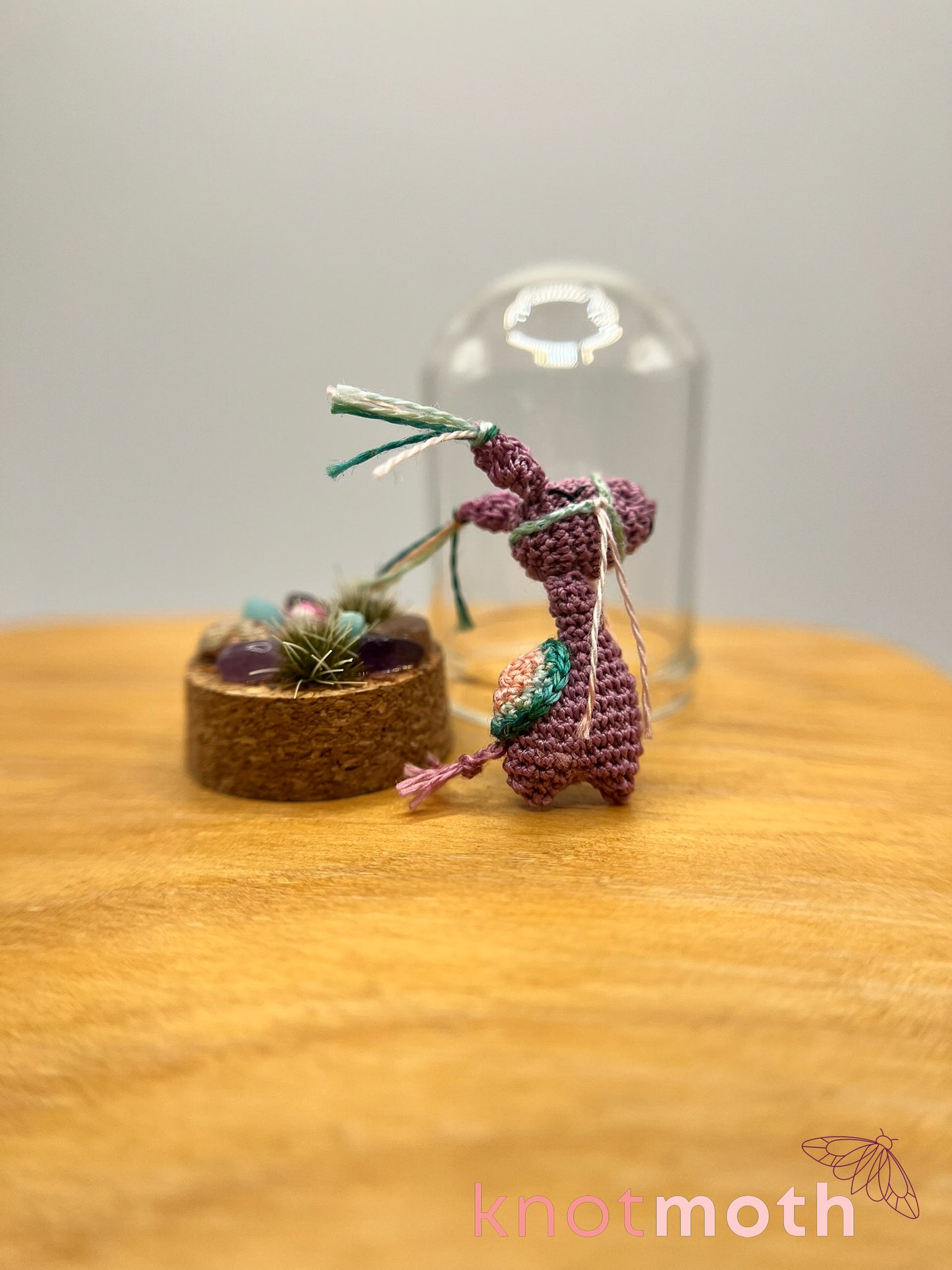 Lola Llama Micro Crochet Cloche Jar