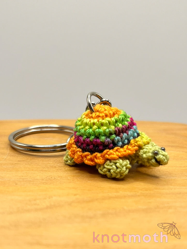 Tiinsley Turtle Micro Crochet Keychain