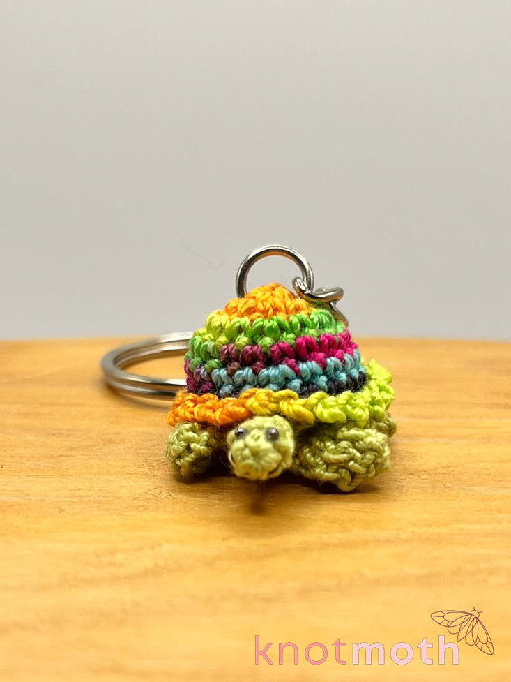 Tiinsley Turtle Micro Crochet Keychain