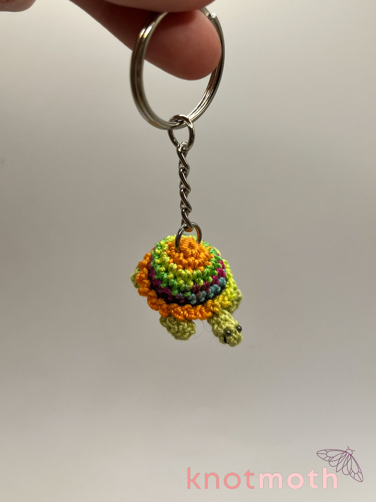 Tiinsley Turtle Micro Crochet Keychain