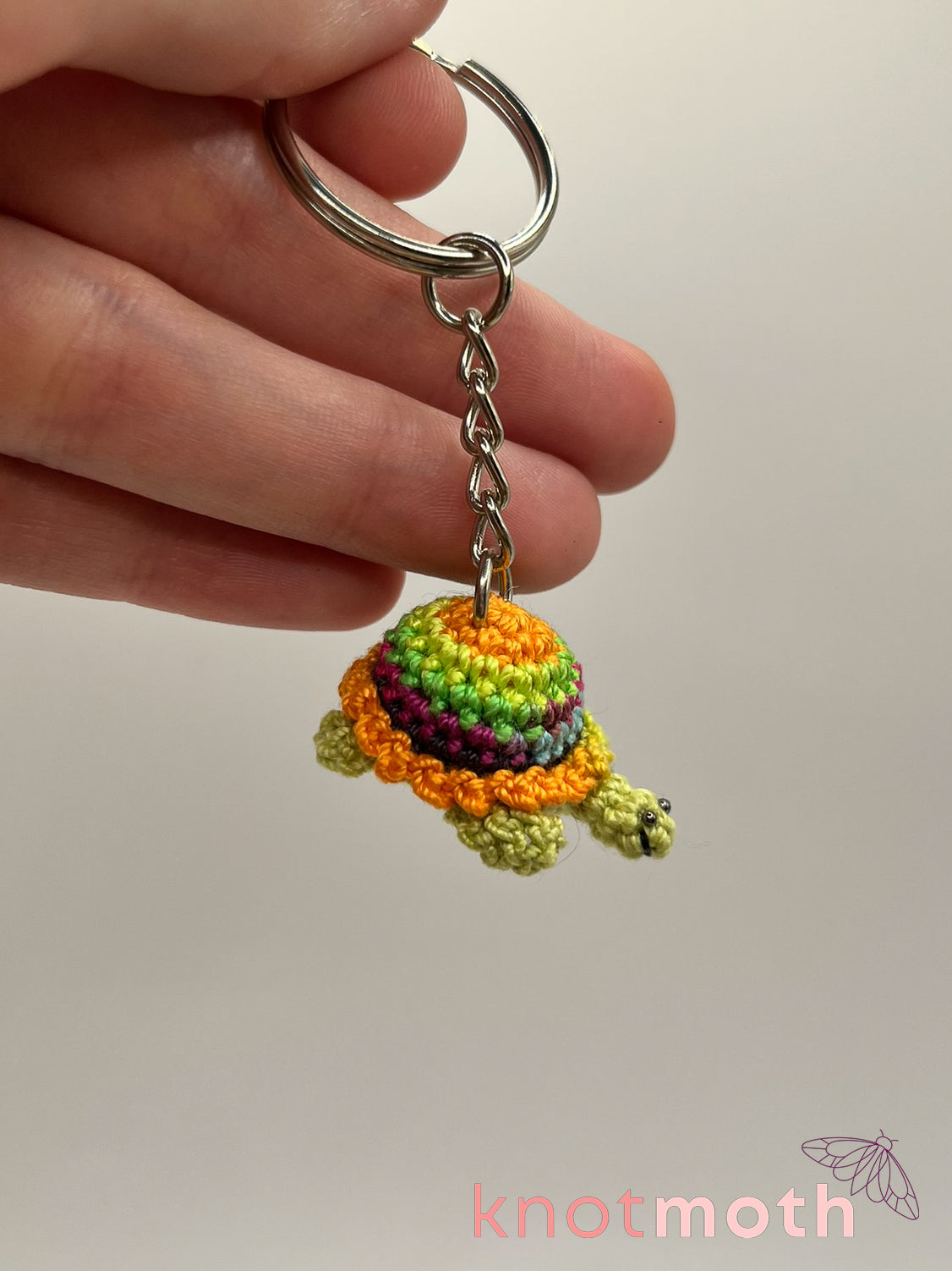 Tiinsley Turtle Micro Crochet Keychain