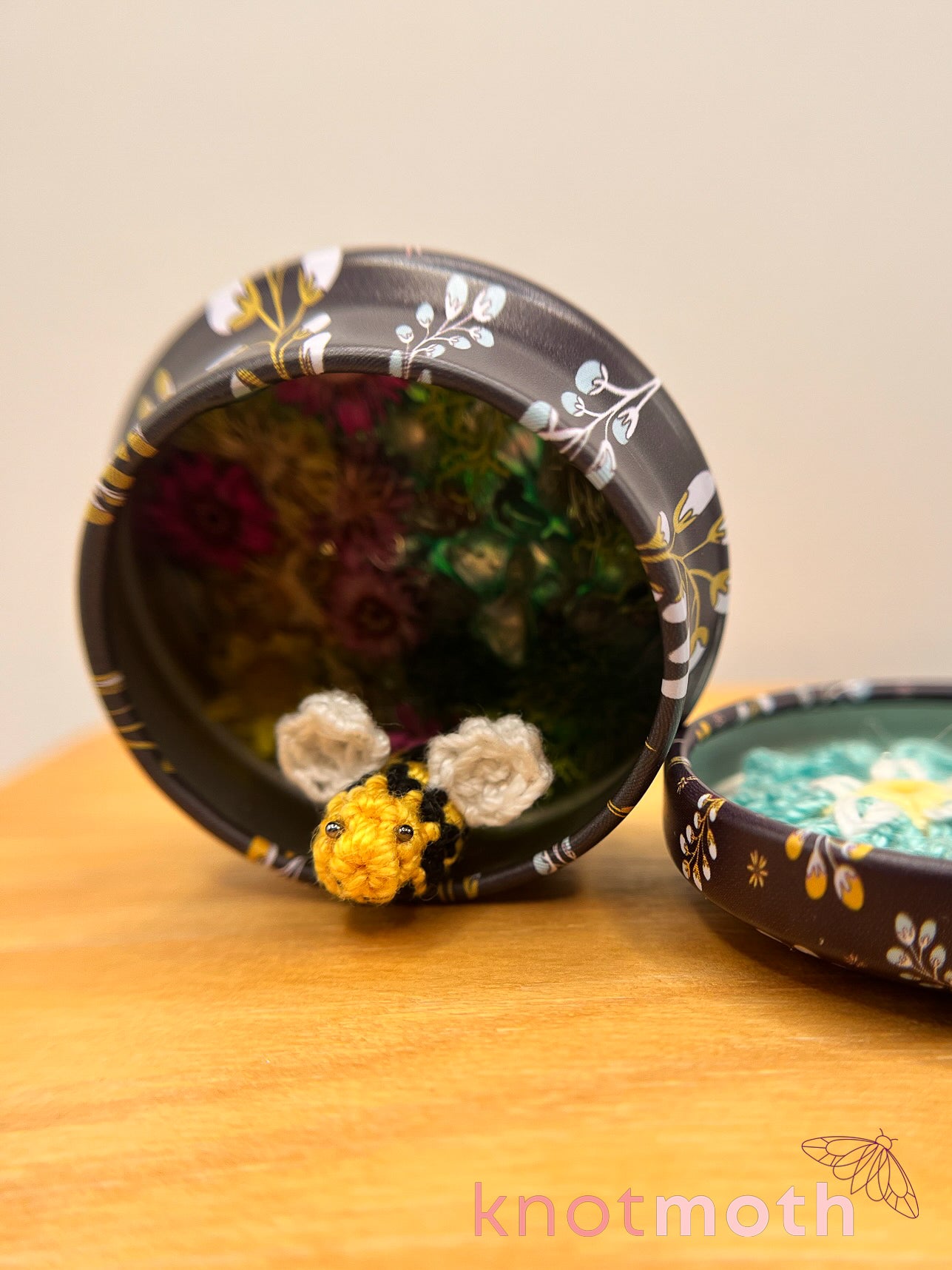 blythe bee & forget-me-not trinket tin