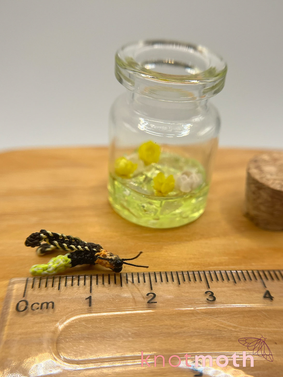Phoebe Firefly Glow-in-the-Dark Micro Crochet Trinket Jar