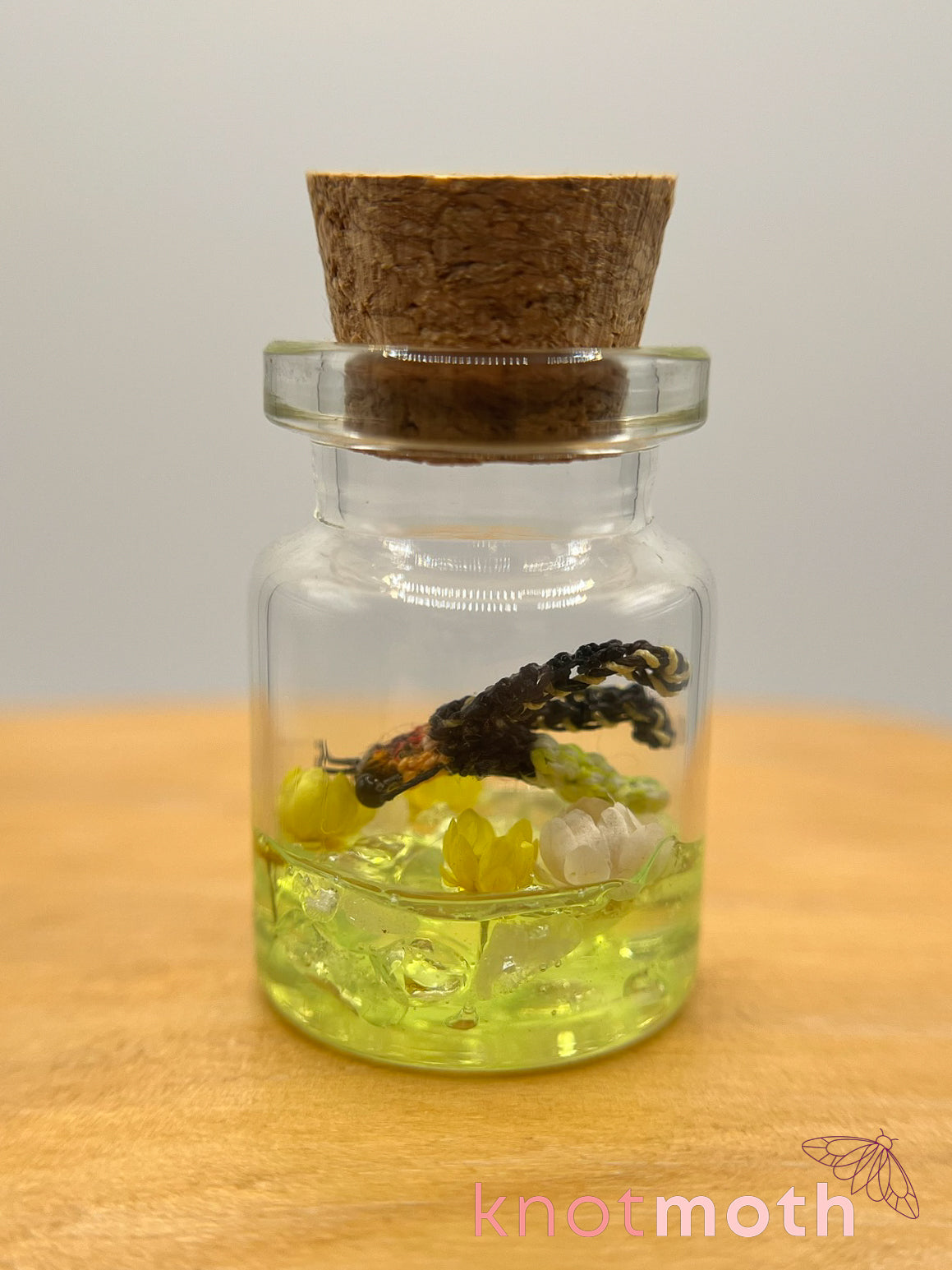 Phoebe Firefly Glow-in-the-Dark Micro Crochet Trinket Jar
