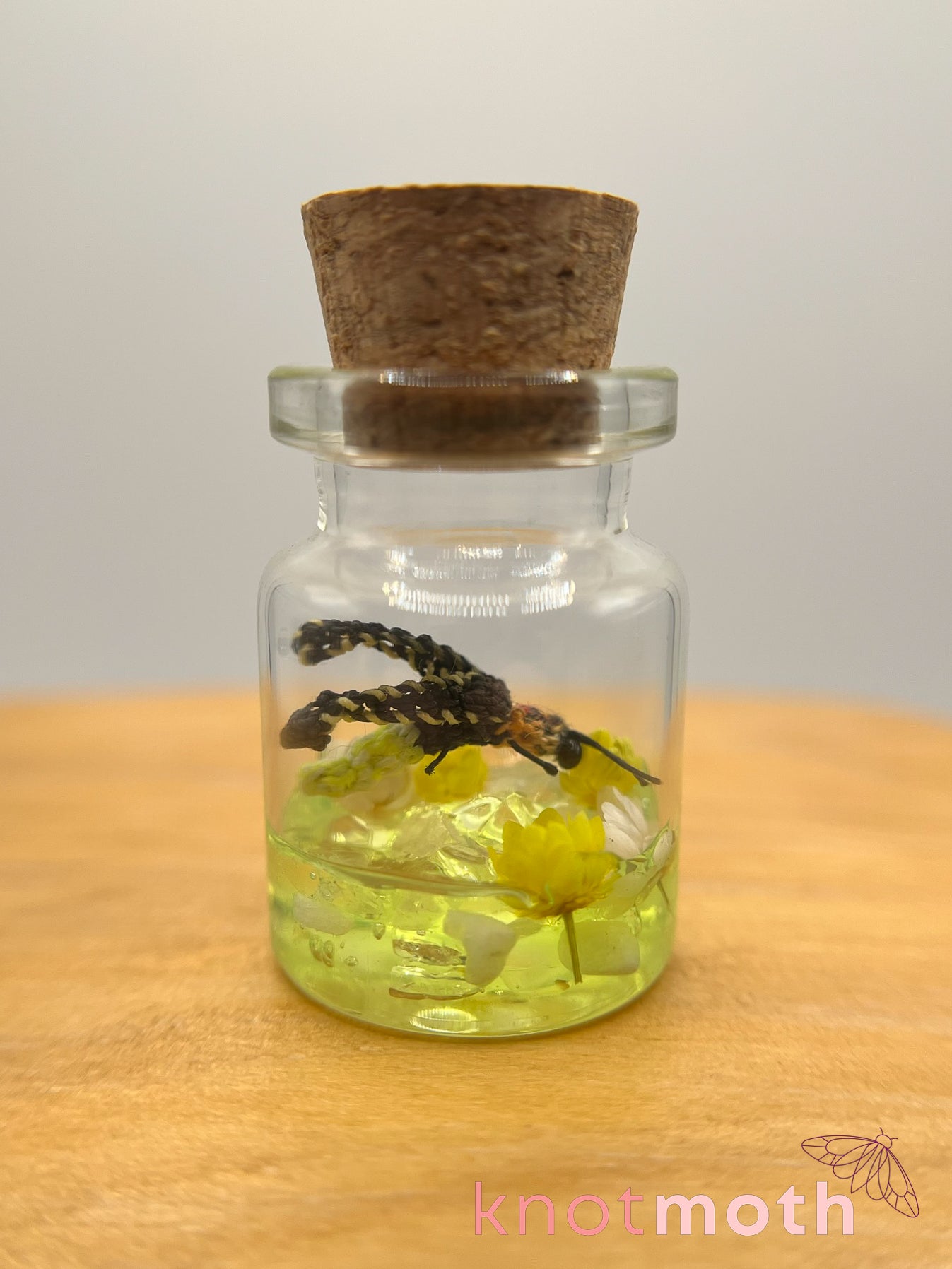 Phoebe Firefly Glow-in-the-Dark Micro Crochet Trinket Jar