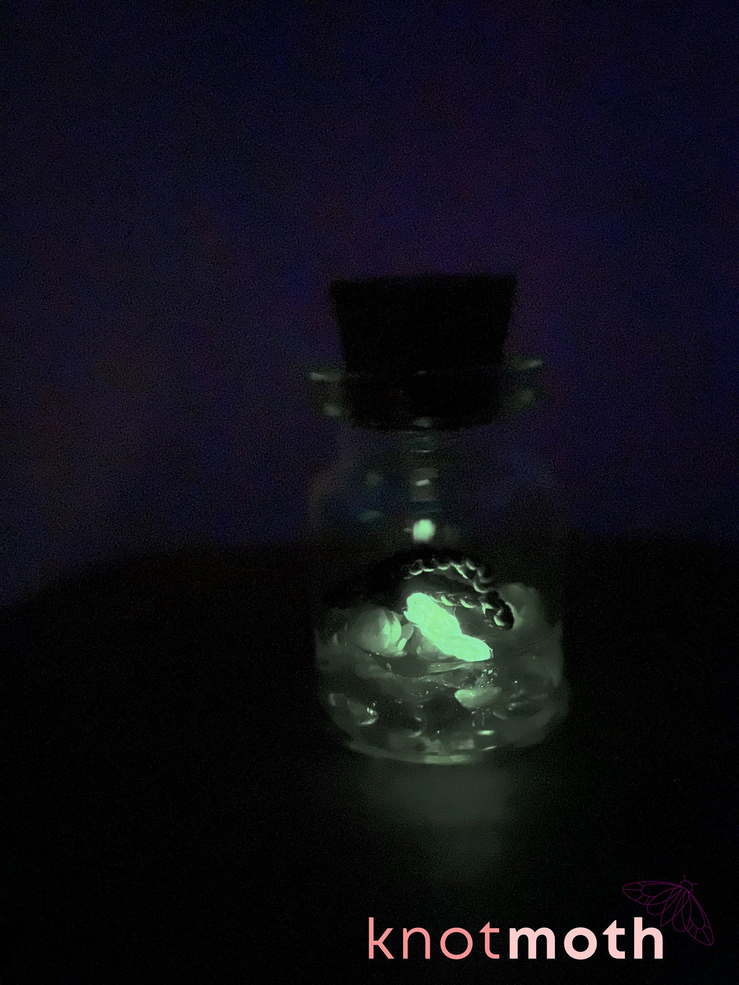 Phoebe Firefly Glow-in-the-Dark Micro Crochet Trinket Jar