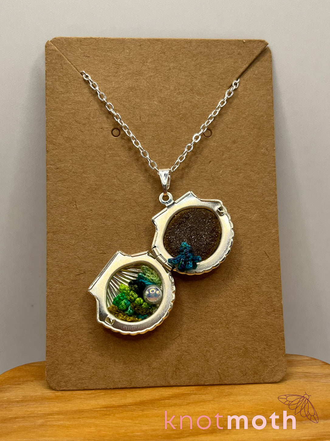 Oswald Octopus Micro-Crochet Locket
