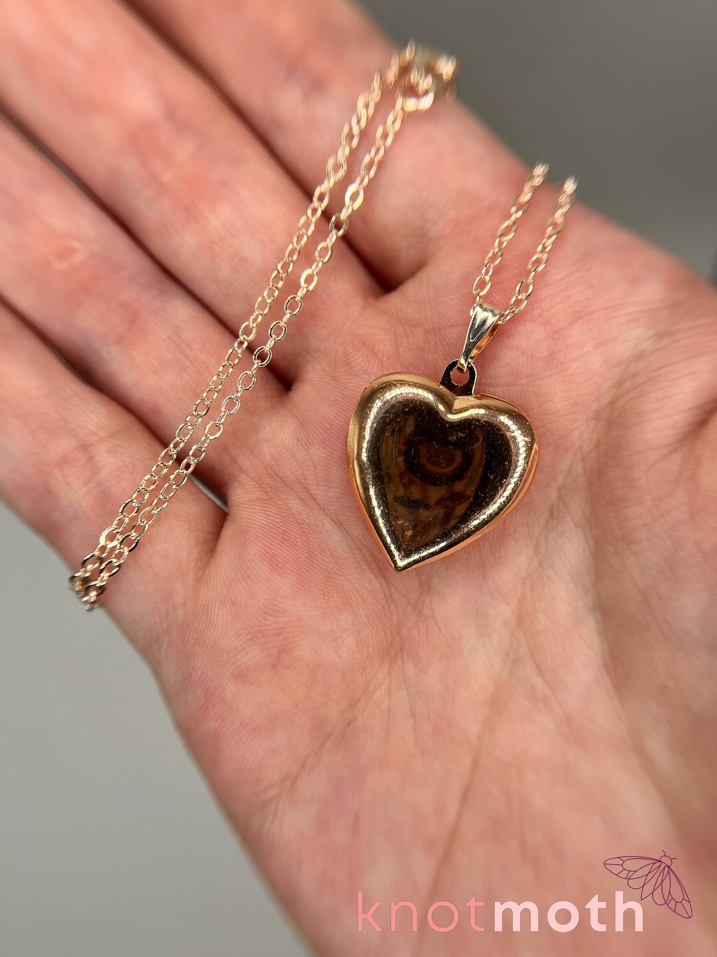 peony (luck and prosperity) floriography locket