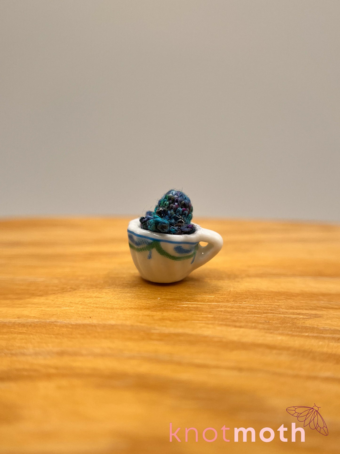 orlok octopus micro crochet teacup trinket
