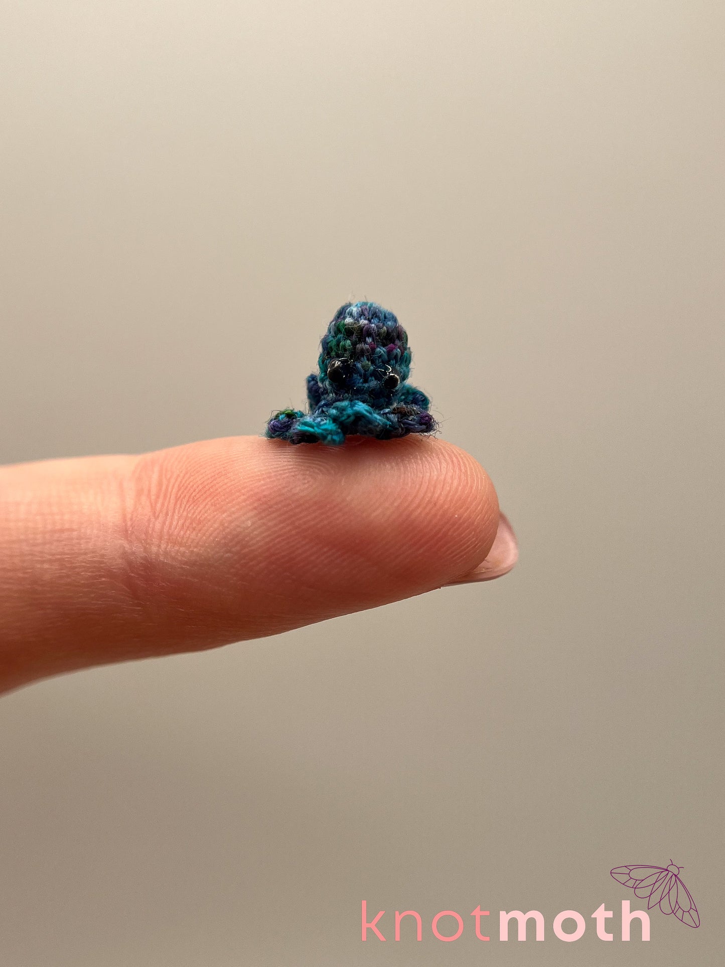 orlok octopus micro crochet teacup trinket