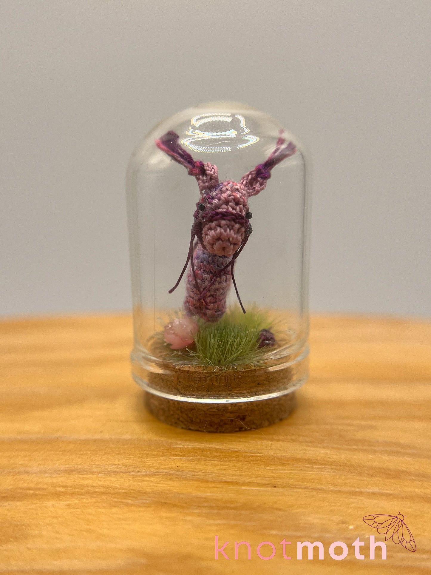 laurie llama micro crochet cloche jar
