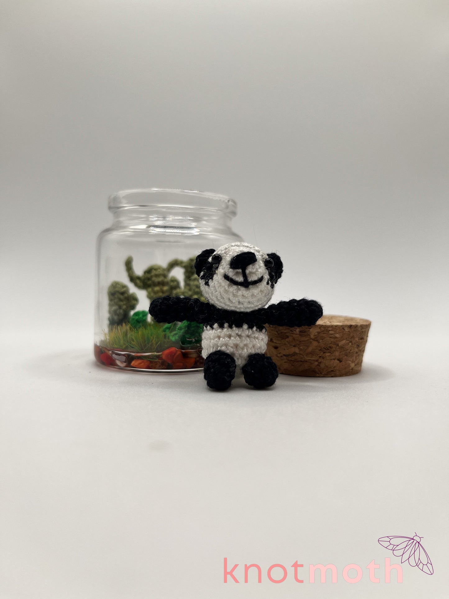 pamela panda & bamboo micro crochet jar