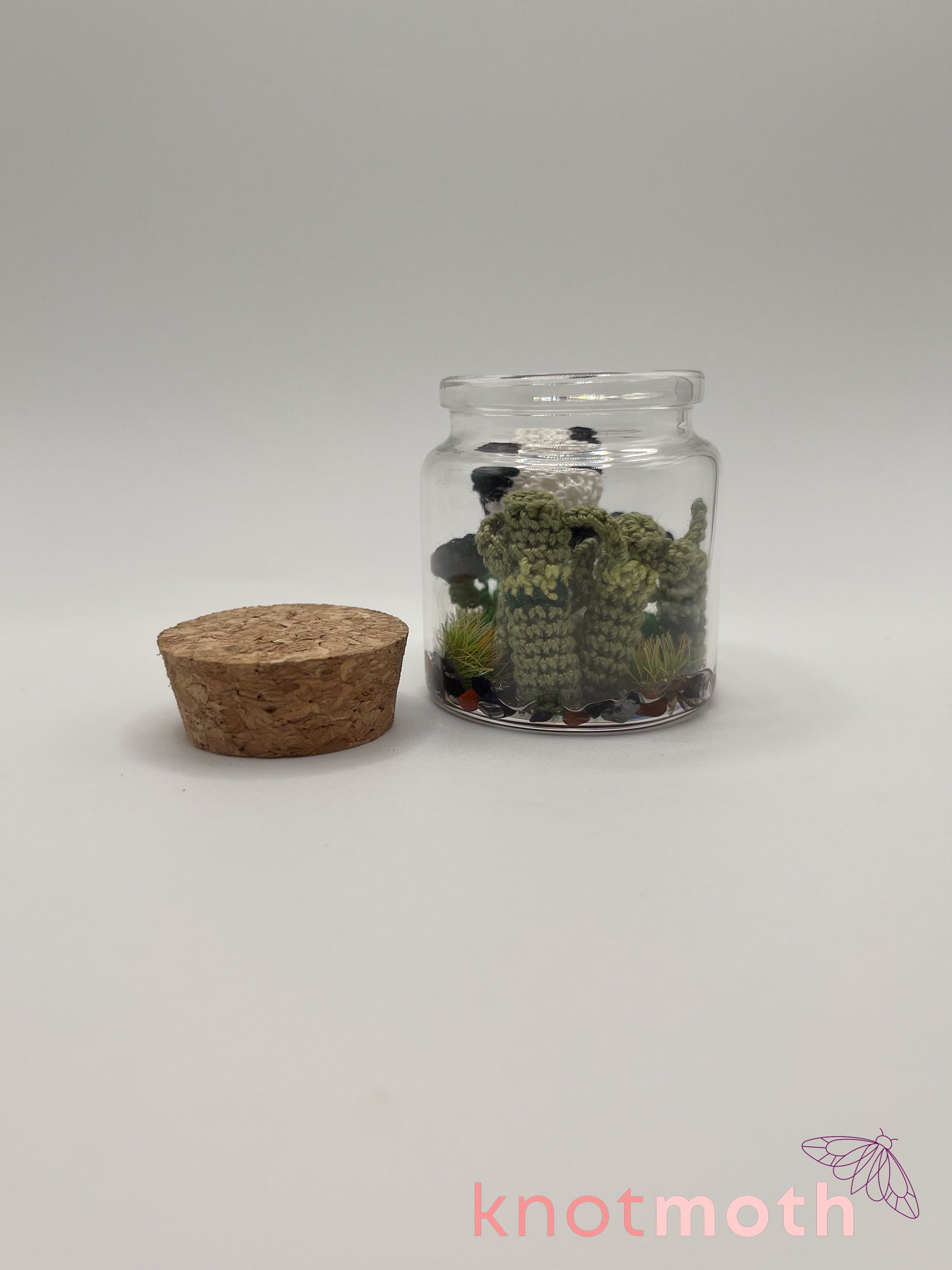 pamela panda & bamboo micro crochet jar