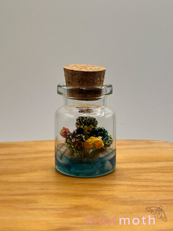 cadence octopus glow-in-the-dark micro crochet jar
