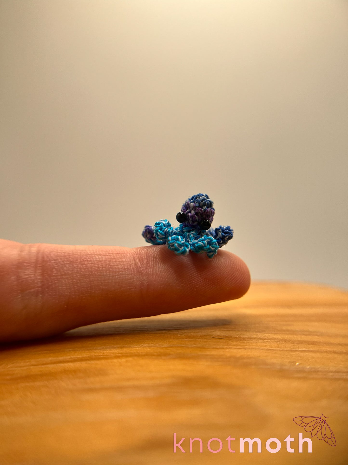 paxton octopus glow-in-the-dark micro crochet jar