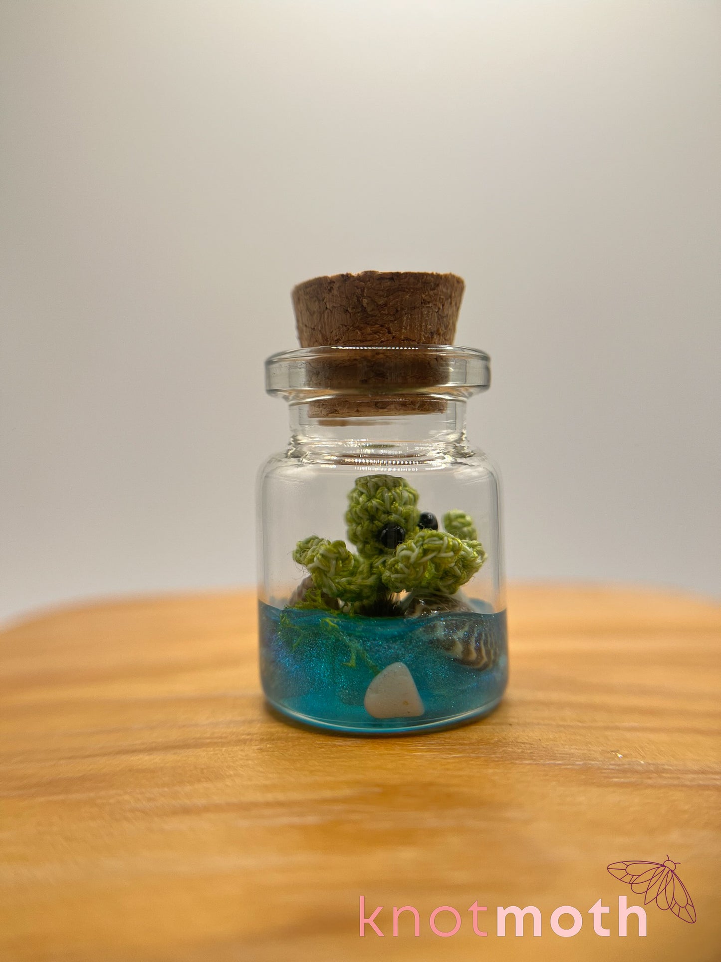 tory octopus glow-in-the-dark micro crochet jar
