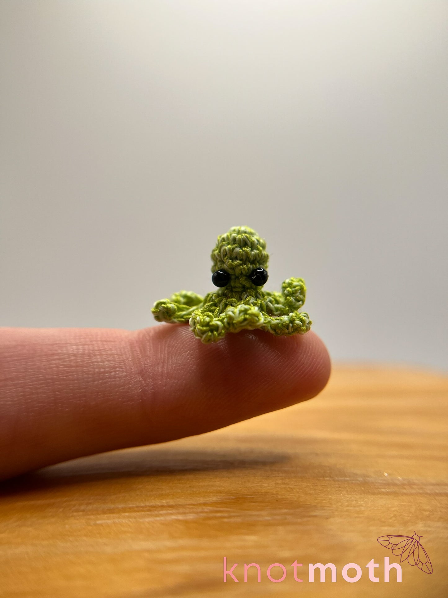 tory octopus glow-in-the-dark micro crochet jar
