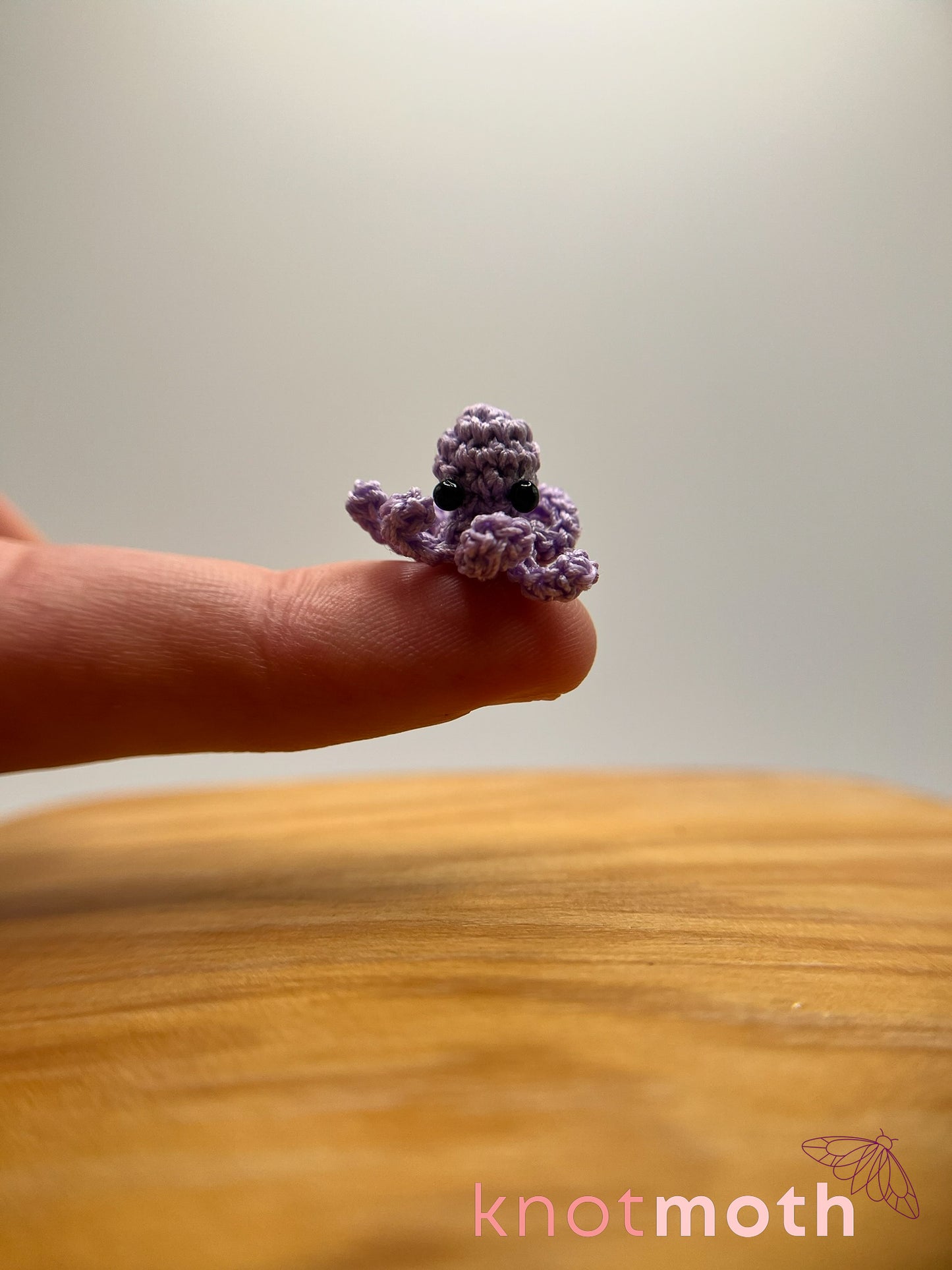 trisha octopus glow-in-the-dark micro crochet jar