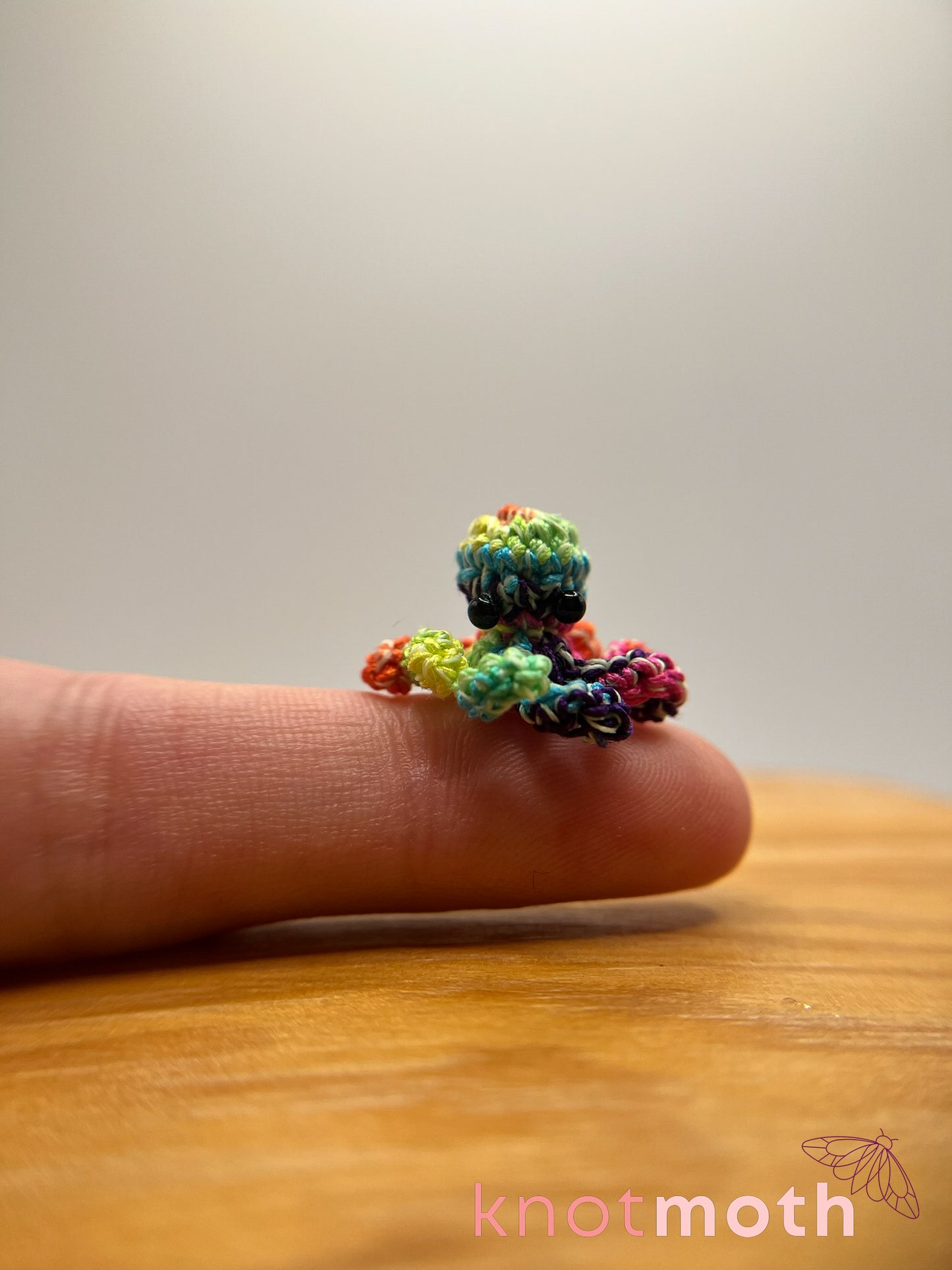 stretch octopus glow-in-the-dark micro crochet jar