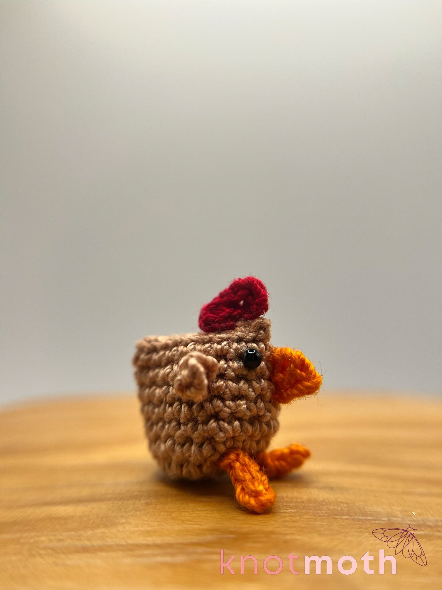 chase chicken micro crochet plush