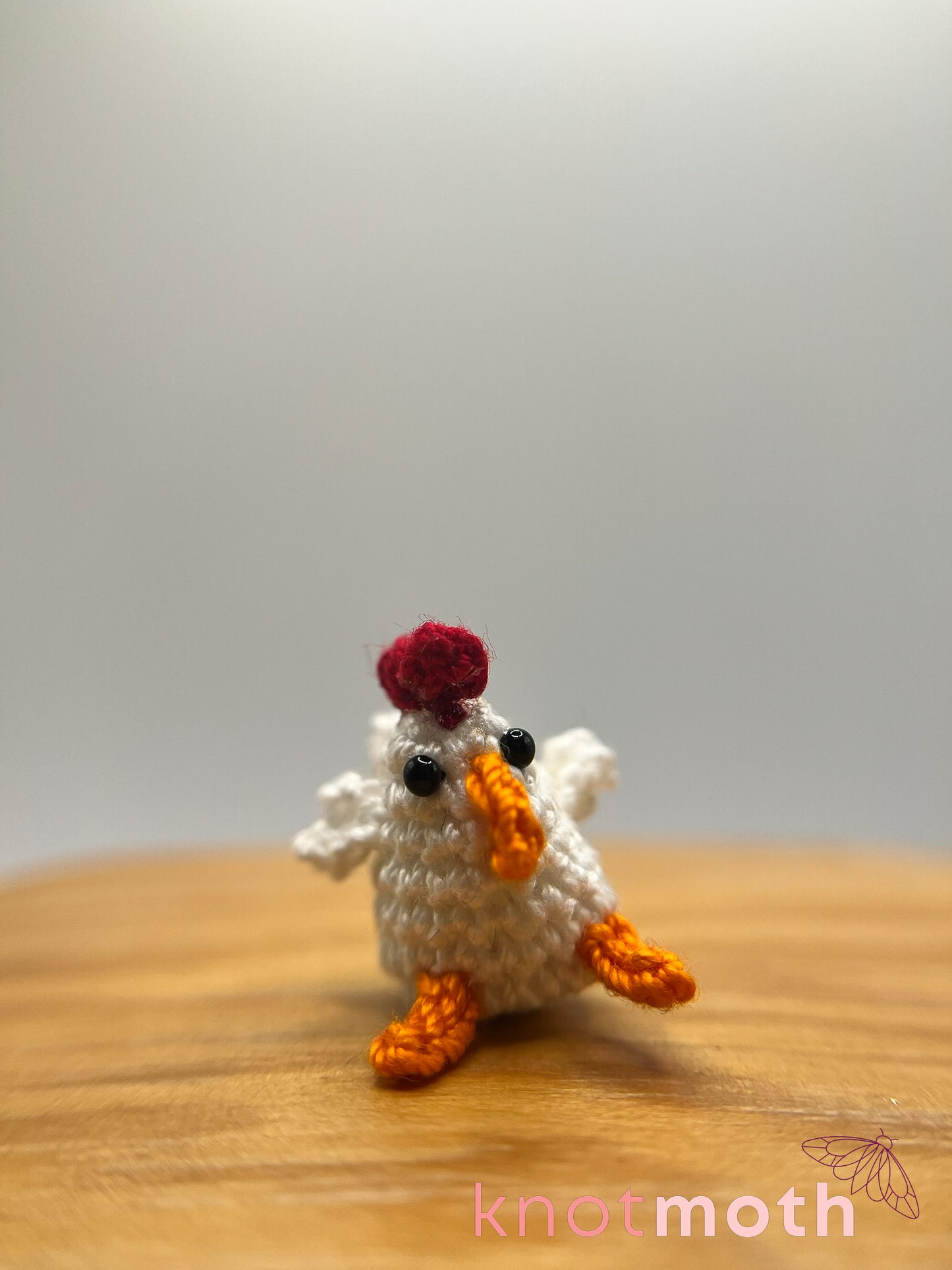 charity chicken micro crochet plush
