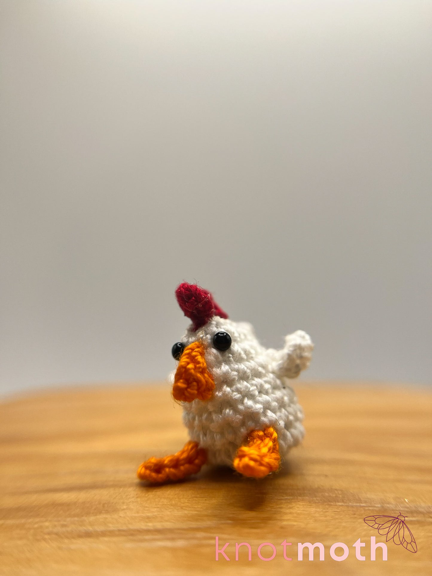 charity chicken micro crochet plush
