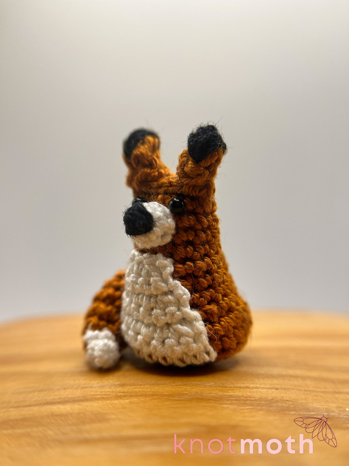 florence fox micro crochet plush