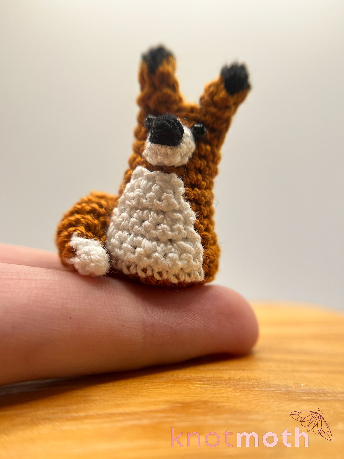 florence fox micro crochet plush