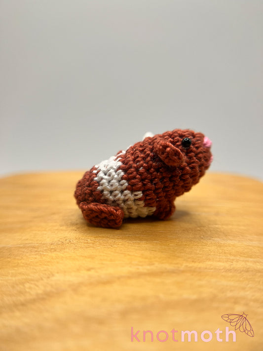 nibbles guinea pig micro crochet plush