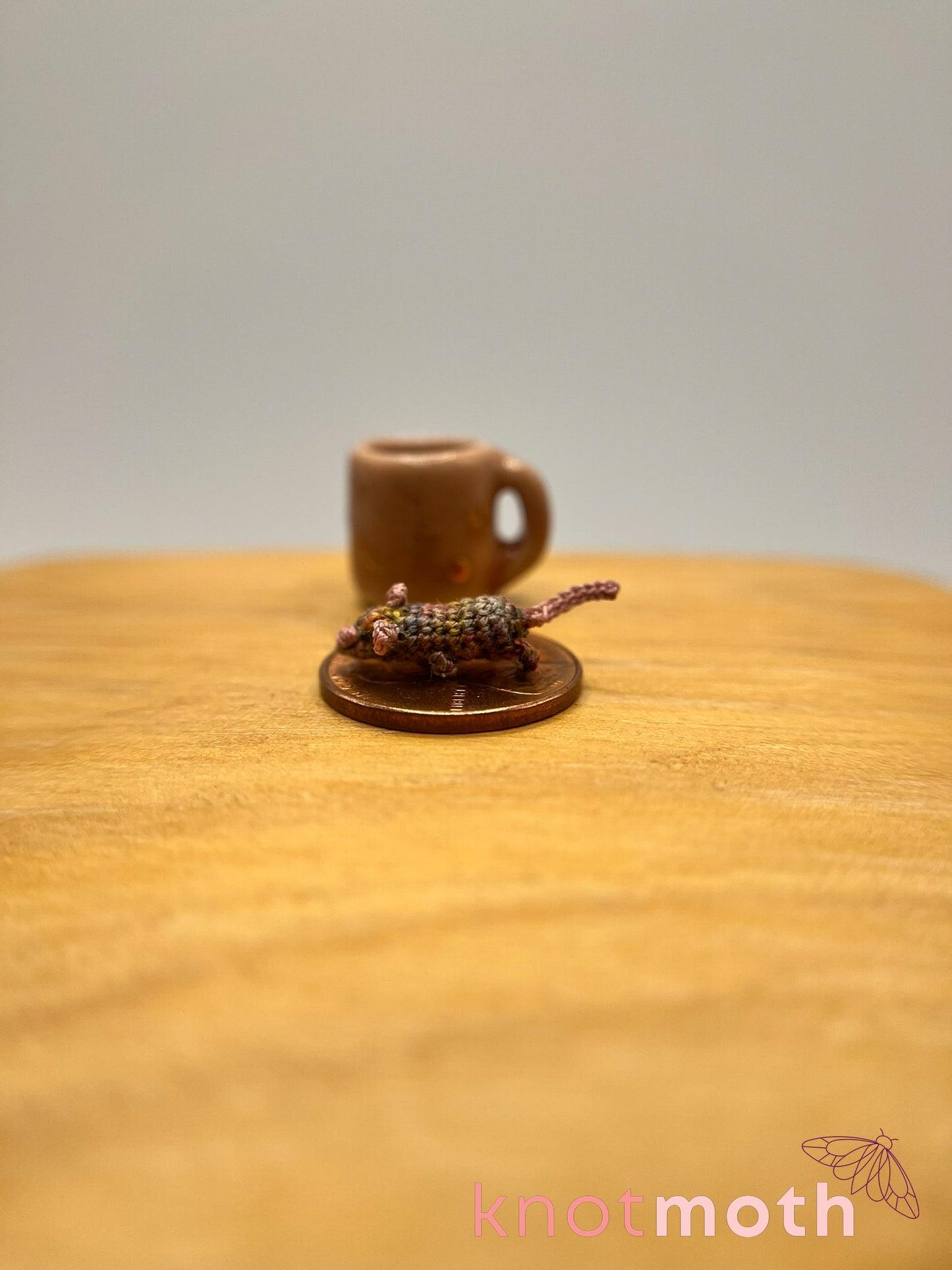 reese rat micro crochet mug trinket