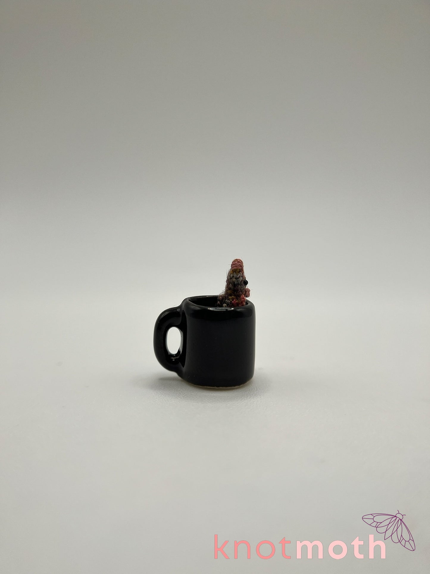 rachel rat micro crochet mug trinket
