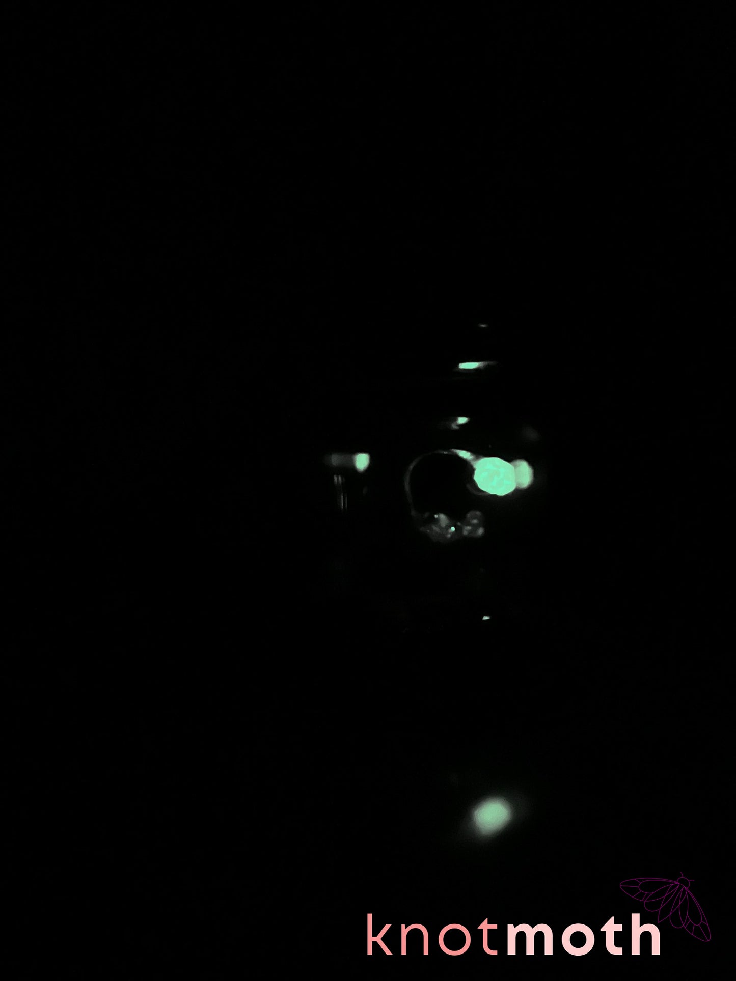 asher anglerfish glow-in-the-dark micro crochet jar