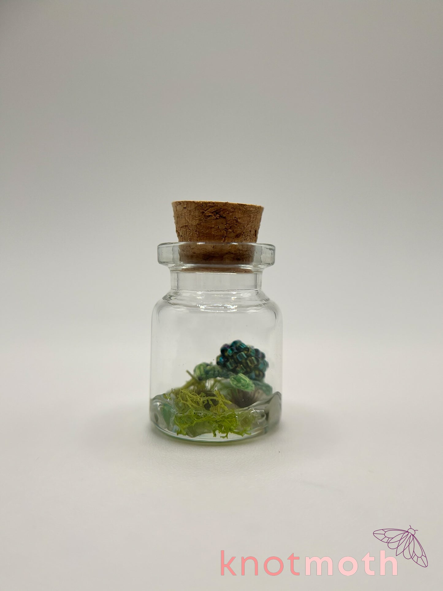 tiffany turtle micro crochet aquarium jar
