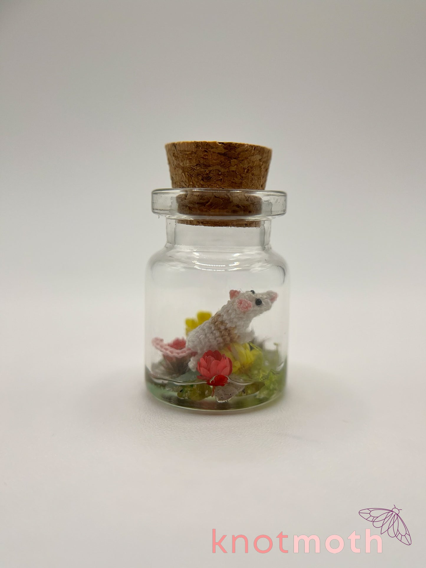 remington rat micro crochet jar