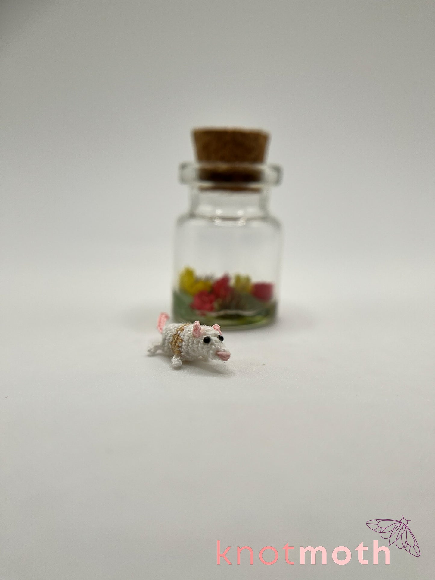 remington rat micro crochet jar