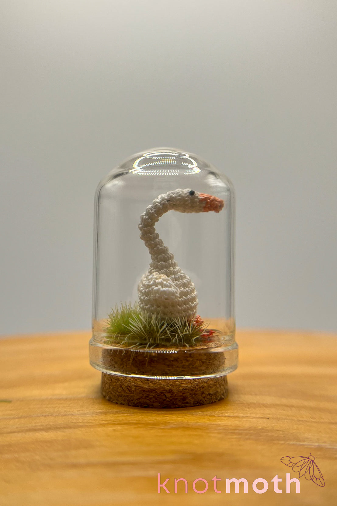 Grace Goose Micro Crochet Cloche Jar (removable, magnetic)