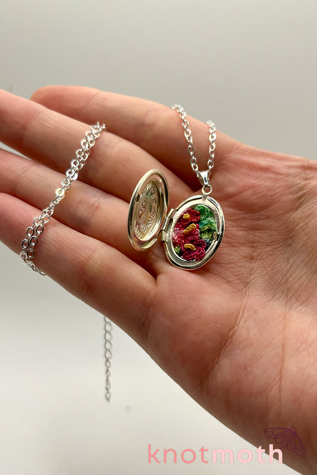 hibiscus (beauty) floriography locket
