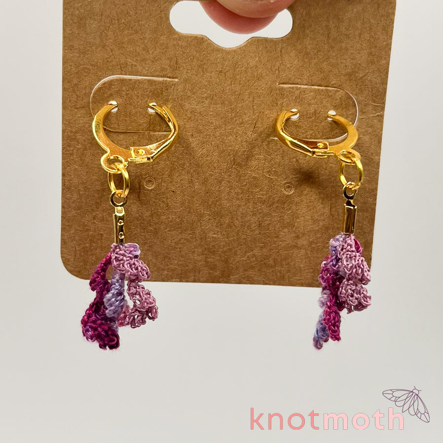 wisteria dangle earrings