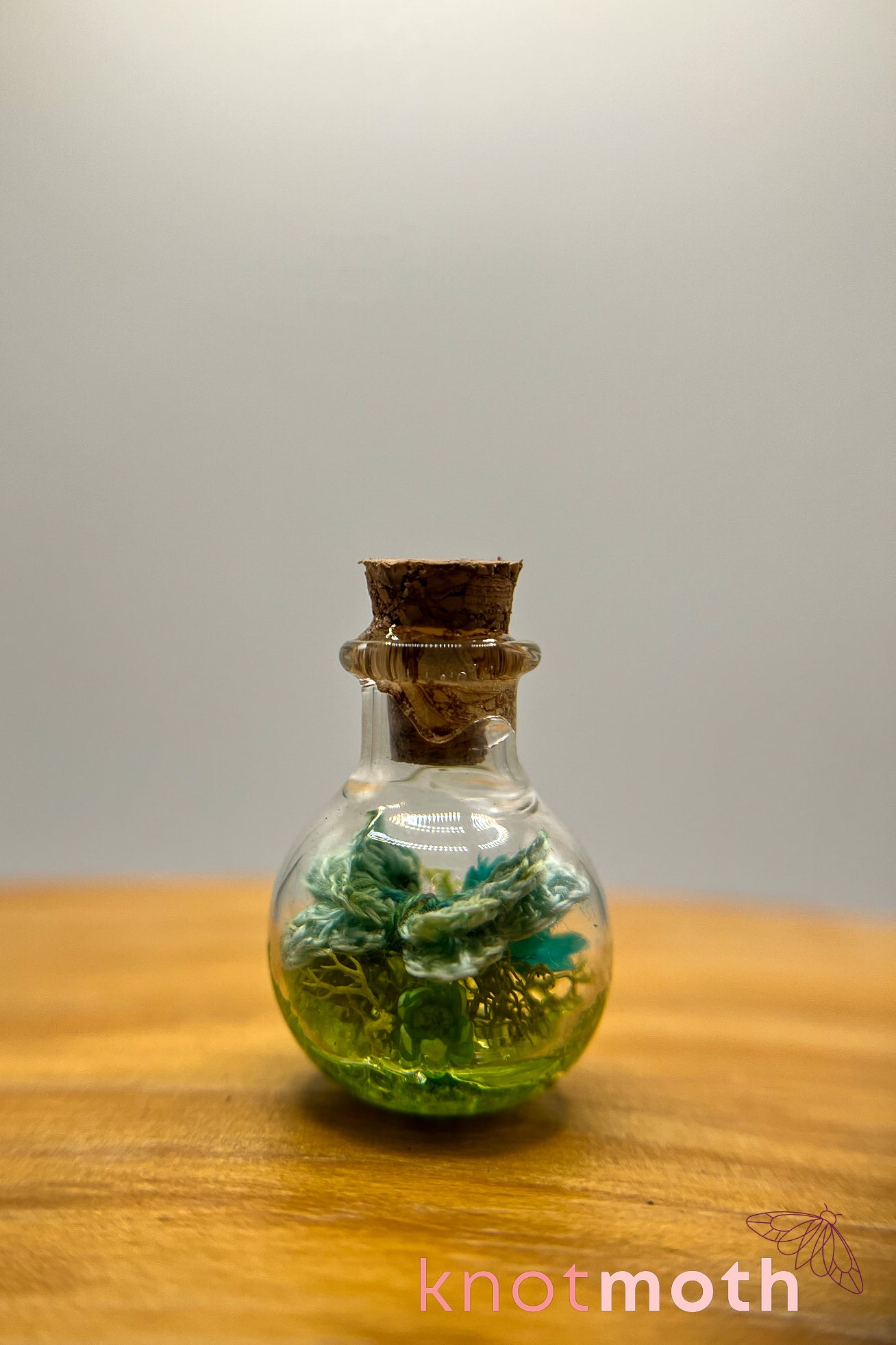 Beaux Butterfly Micro Crochet Trinket Jar