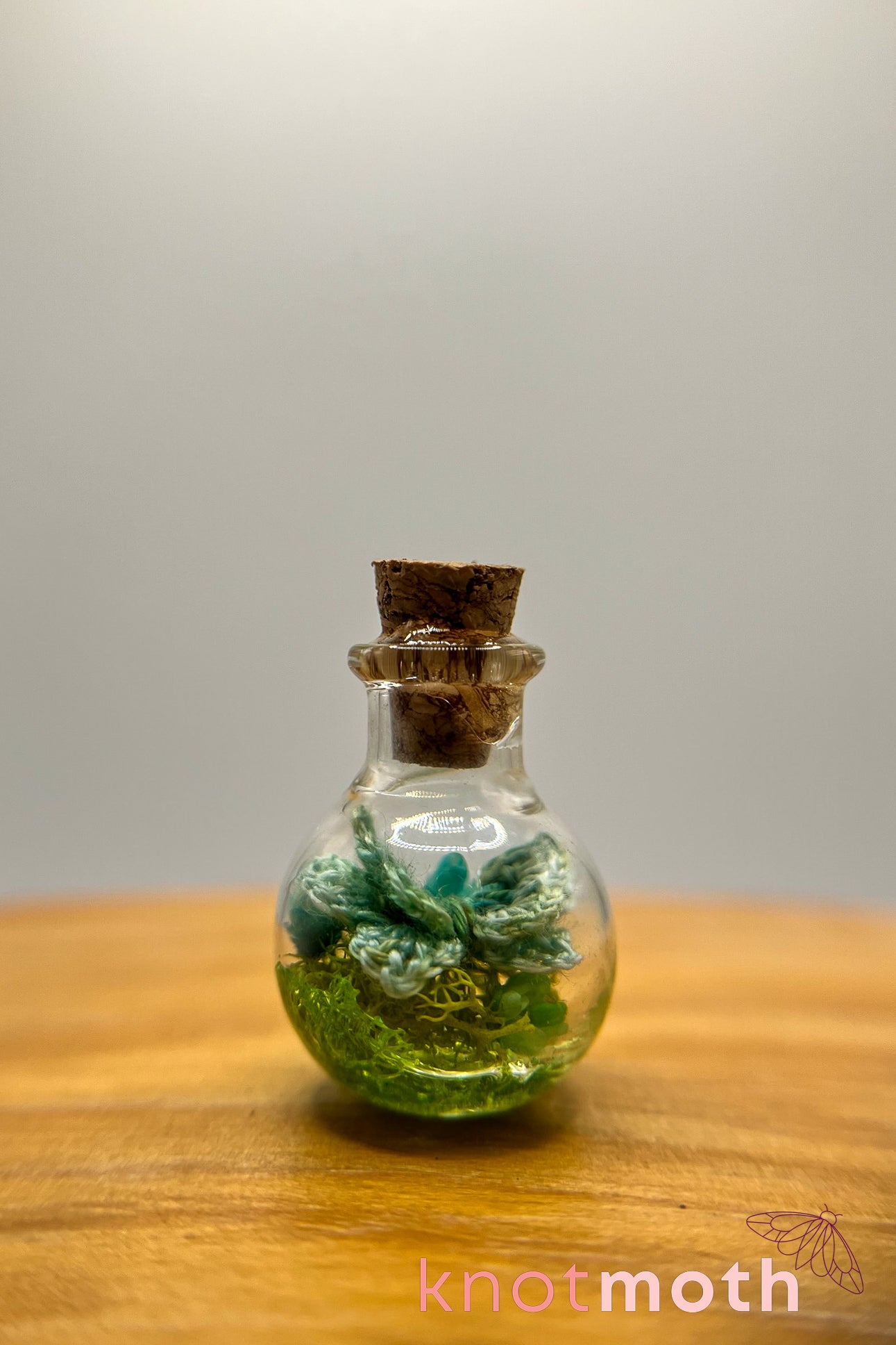 Beaux Butterfly Micro Crochet Trinket Jar