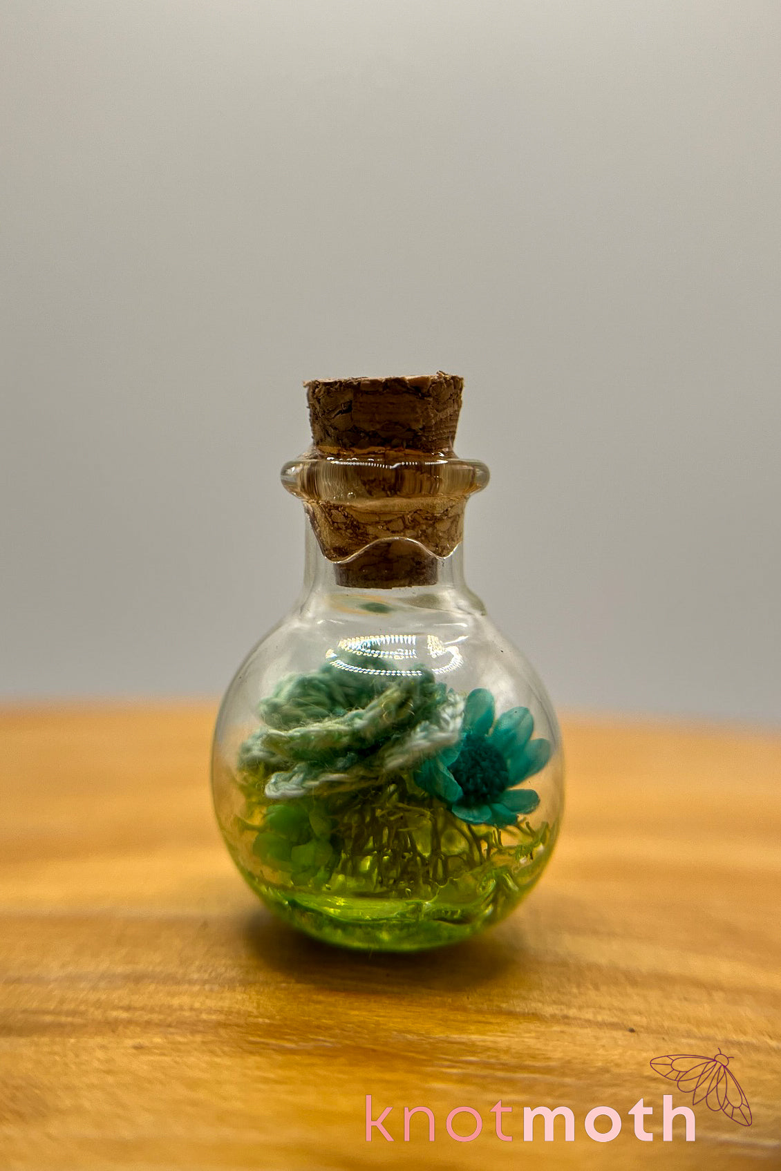 Beaux Butterfly Micro Crochet Trinket Jar
