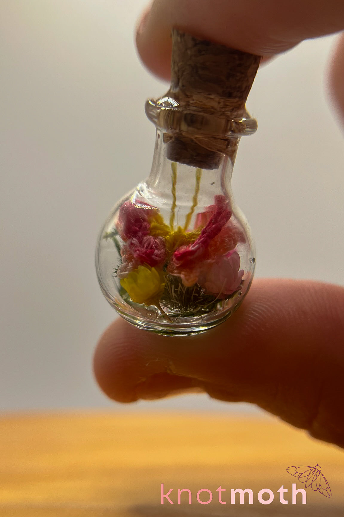 Brynn Butterfly Micro Crochet Trinket Jar