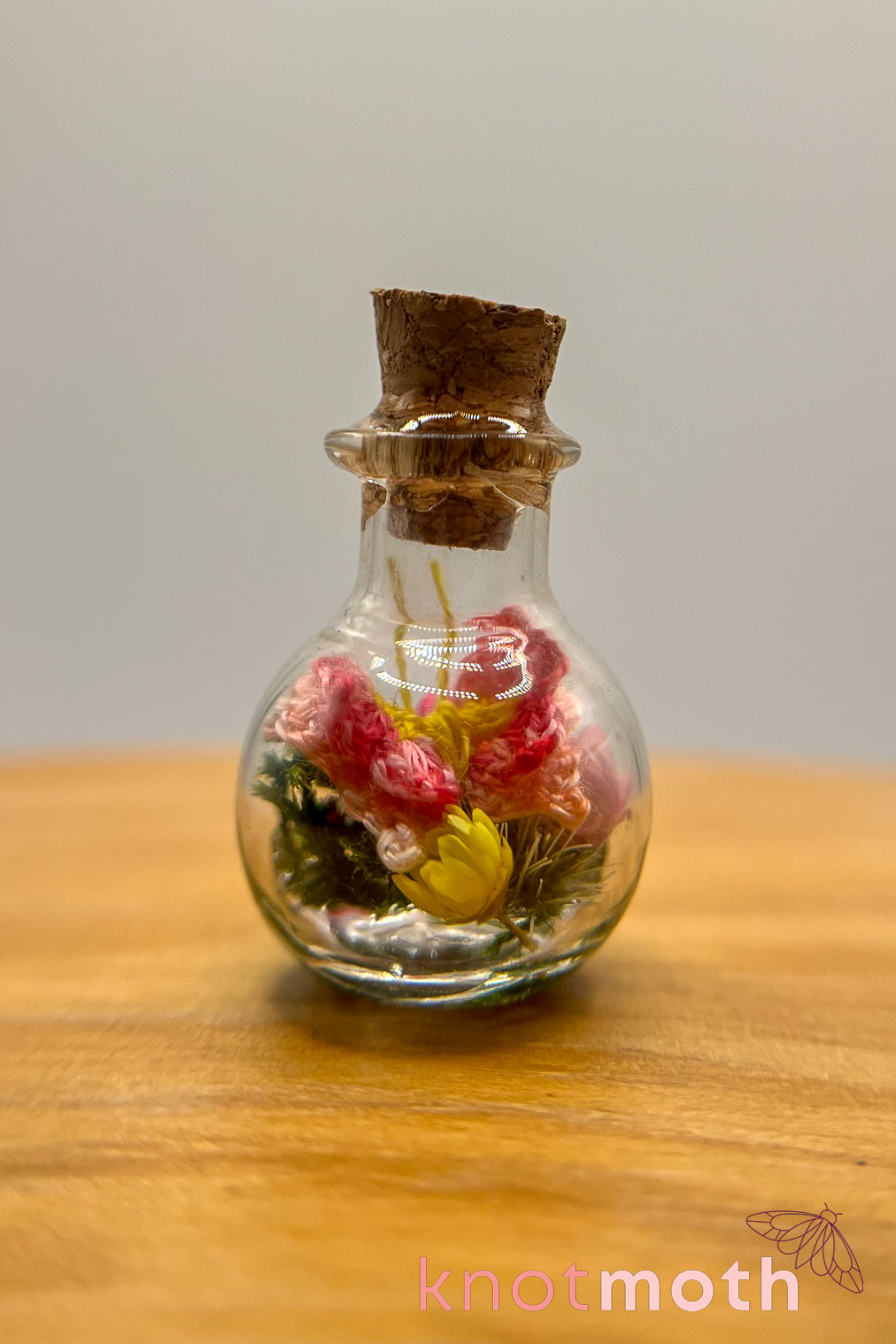 Brynn Butterfly Micro Crochet Trinket Jar