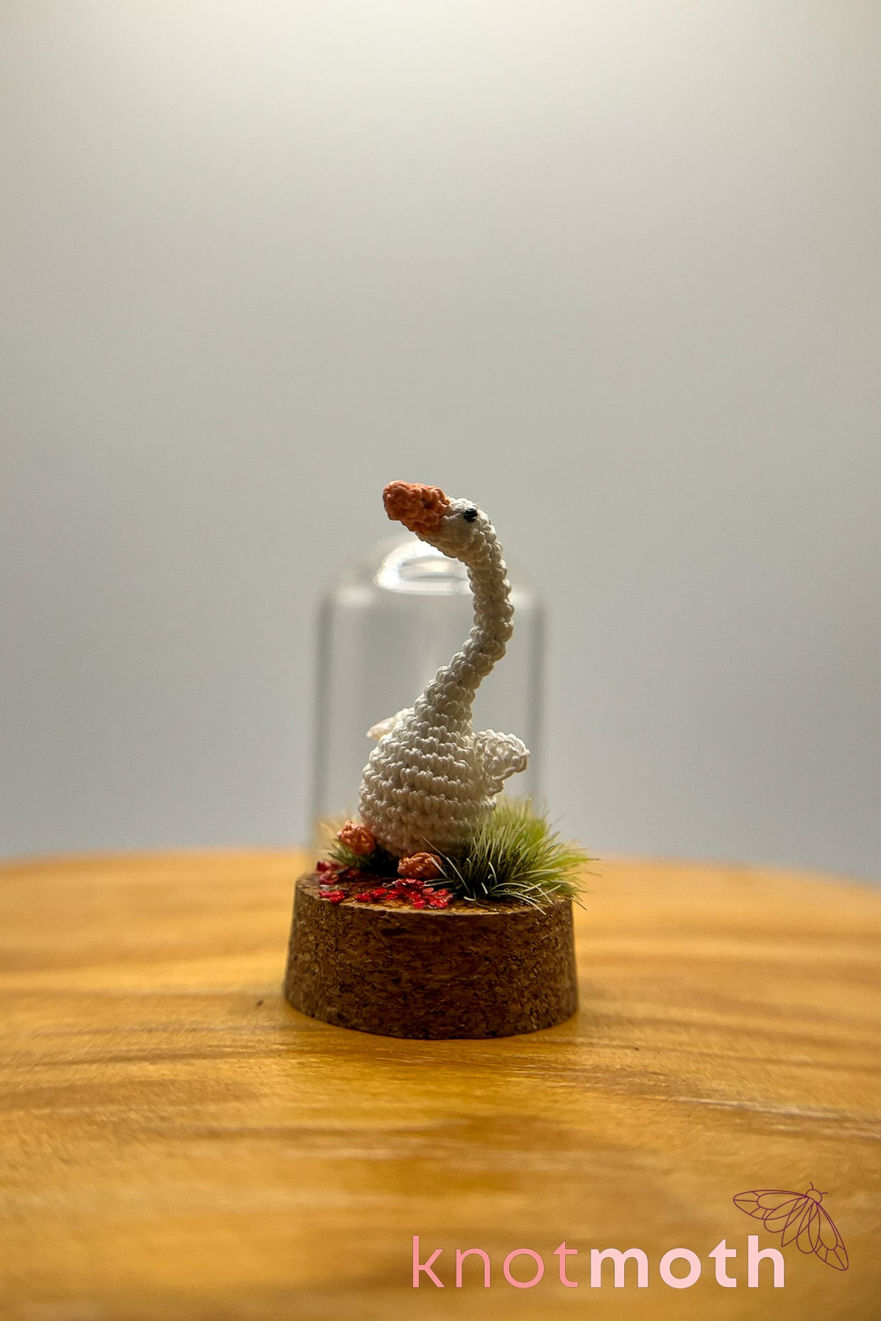 Grace Goose Micro Crochet Cloche Jar (removable, magnetic)