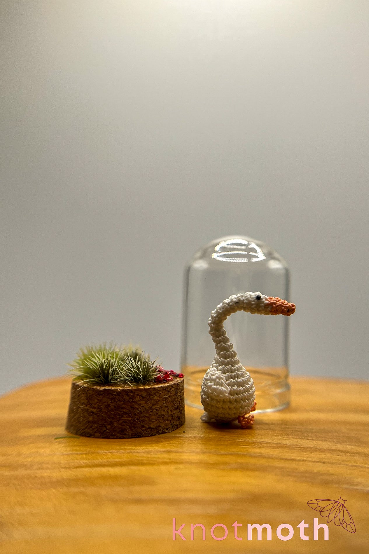 Grace Goose Micro Crochet Cloche Jar (removable, magnetic)