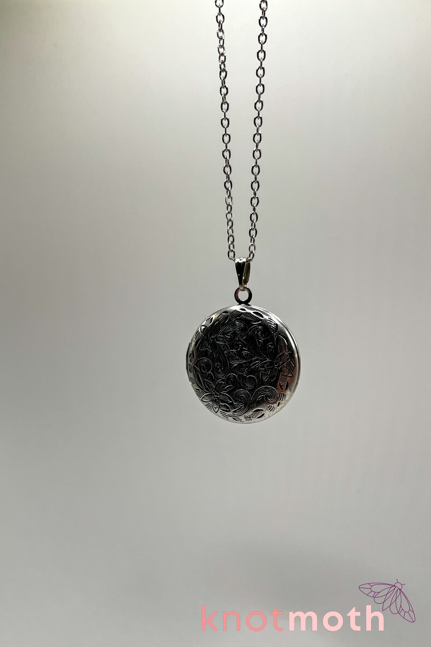 Roses, violets, and lupines (love & happiness) floriography micro-crochet locket