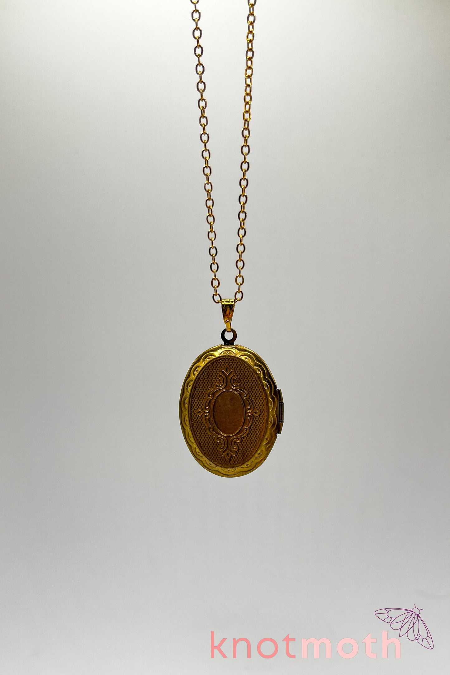 violets (love) floriography locket